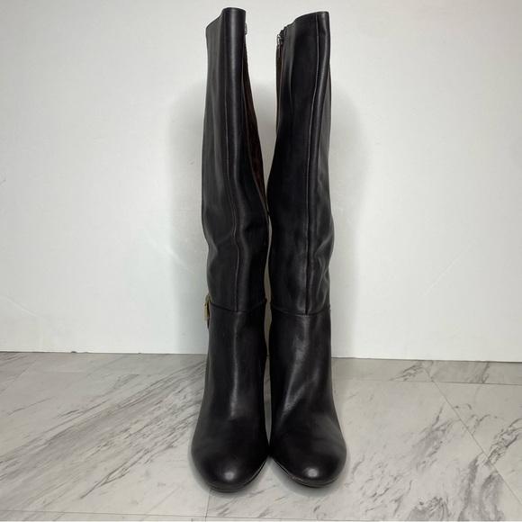 New! Bandolino Bilya Brown Heeled Tall Boot 9M - Picture 2 of 15